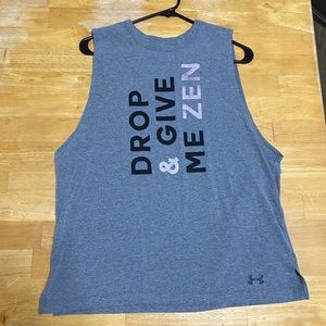 Under Armour drop and give me zen tank